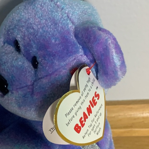 Rare Retired 1999 Ty Beanie Baby “Clubby II” With Errors Swing And Tush - Picture 8 of 8